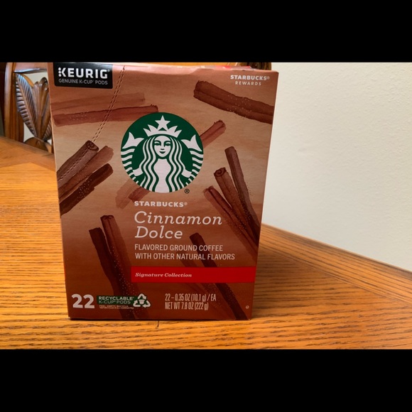 KEURIG K-CUP PODS STARBUCKS CINNAMON DOLCE 22ct.
